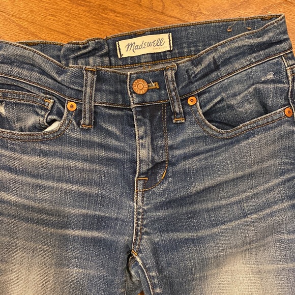 MADEWELL Skinny Skinny Ripped Jeans in Edmonton Wash - Picture 2 of 9